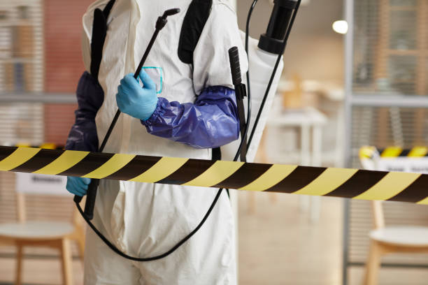 Professional Biohazard Cleanup technician working in Magazine, AR